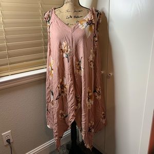 NWT Easel Los Angeles Boho Flutter Tank Dress